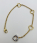 Preview: Gold Armband 750 GG 0,08 ct Brill.